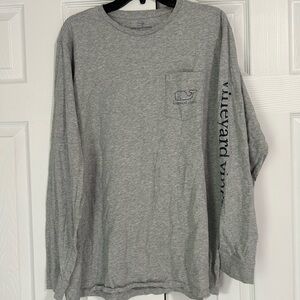 Vineyard Vines Gray Long Sleeve Tee